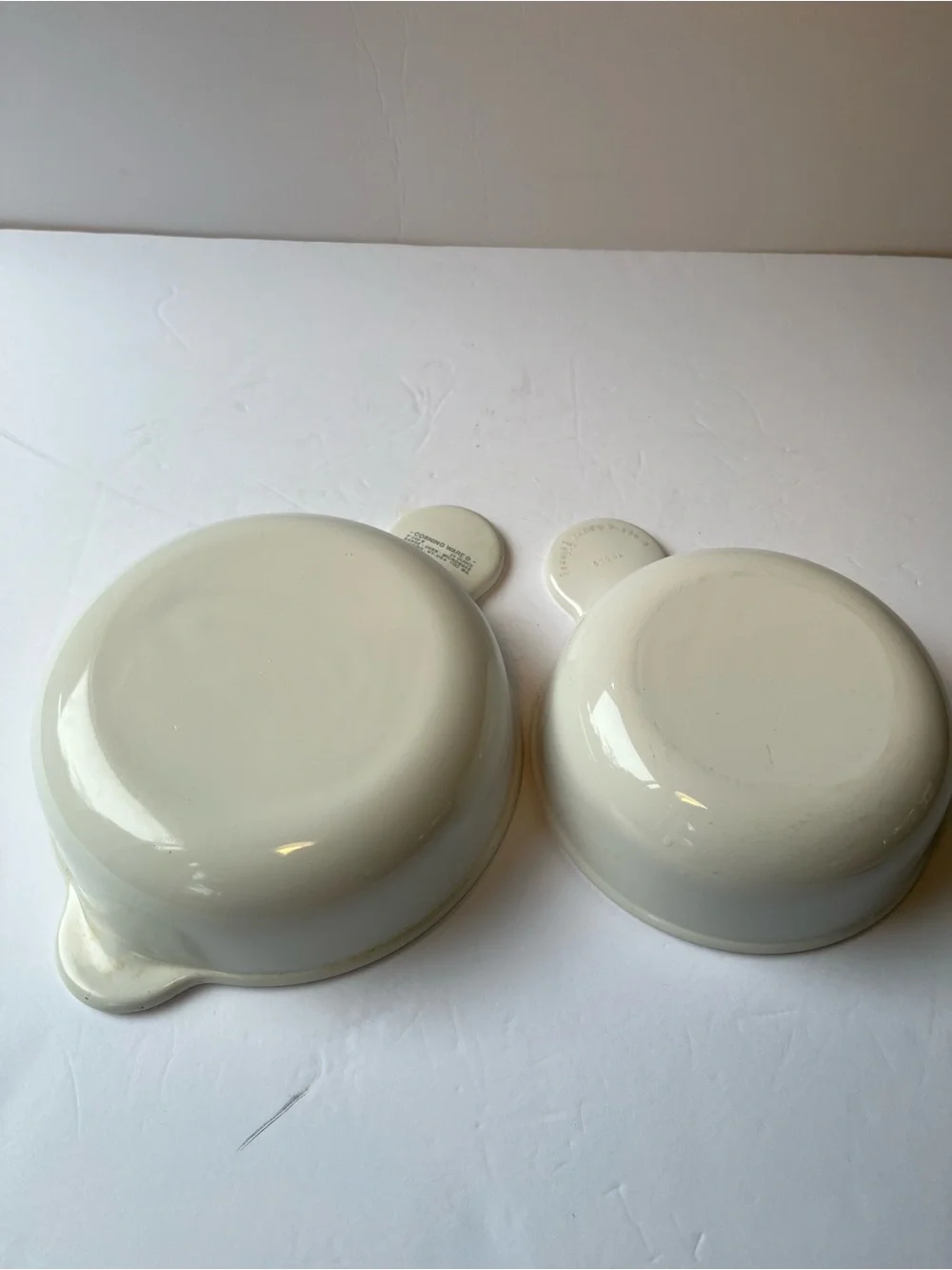 Grab - It Vintage Corning Ware 2pc P-150-B 15oz & P-240-B 24oz White